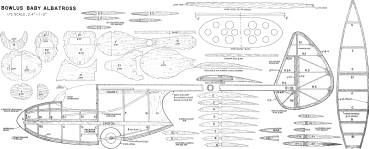 Bowlus albatros 1/5 plan, shortkit